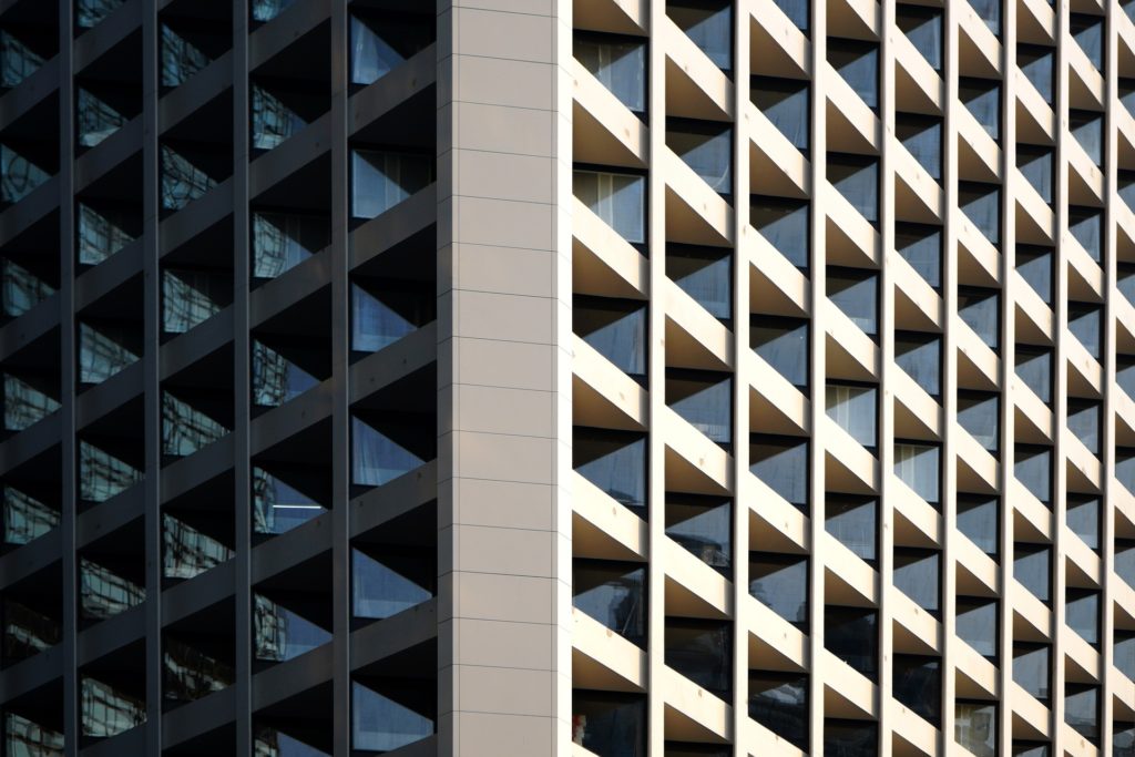 exterior of a commercial building