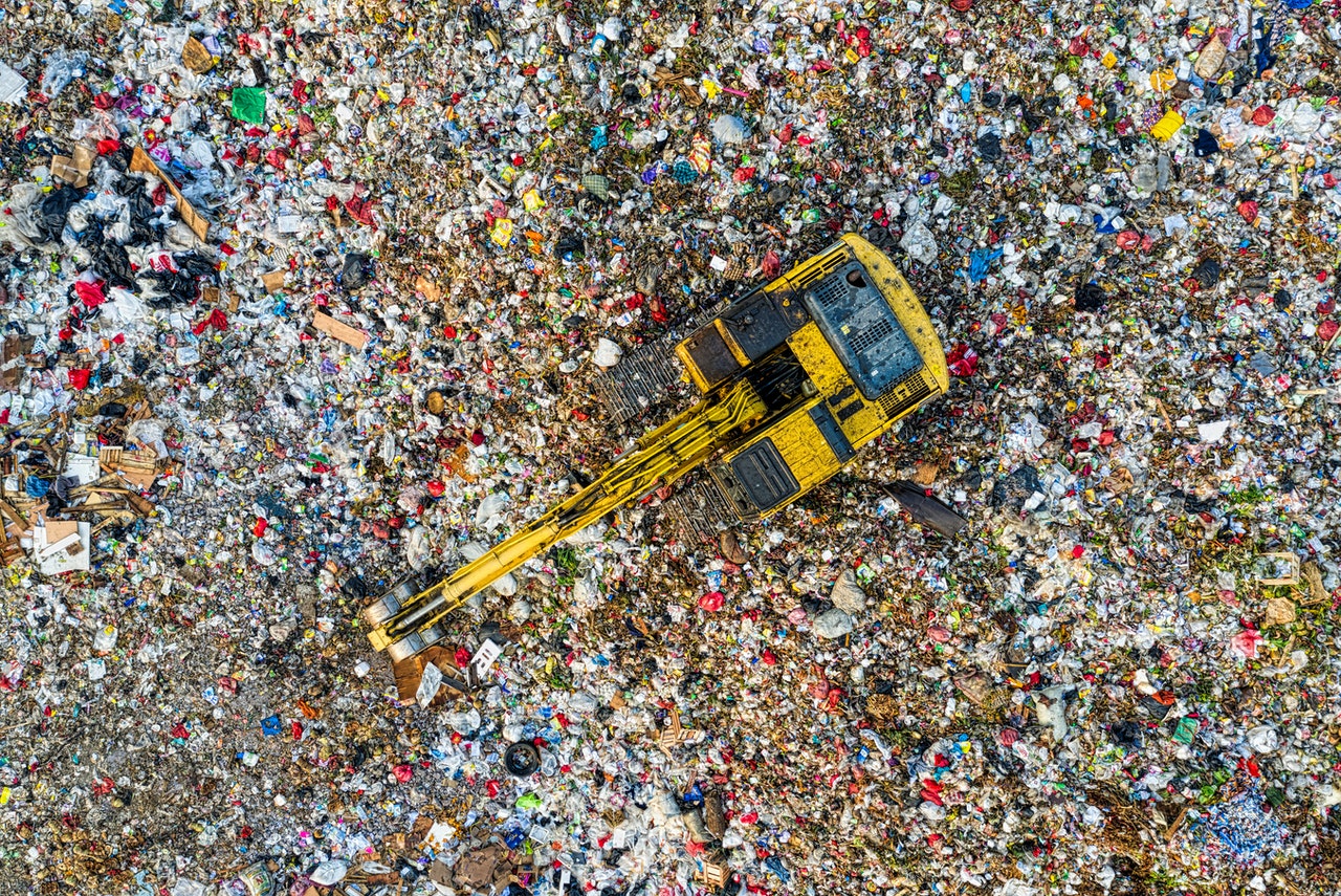 A garbage dump representing a case where one party breached a duty of good faith