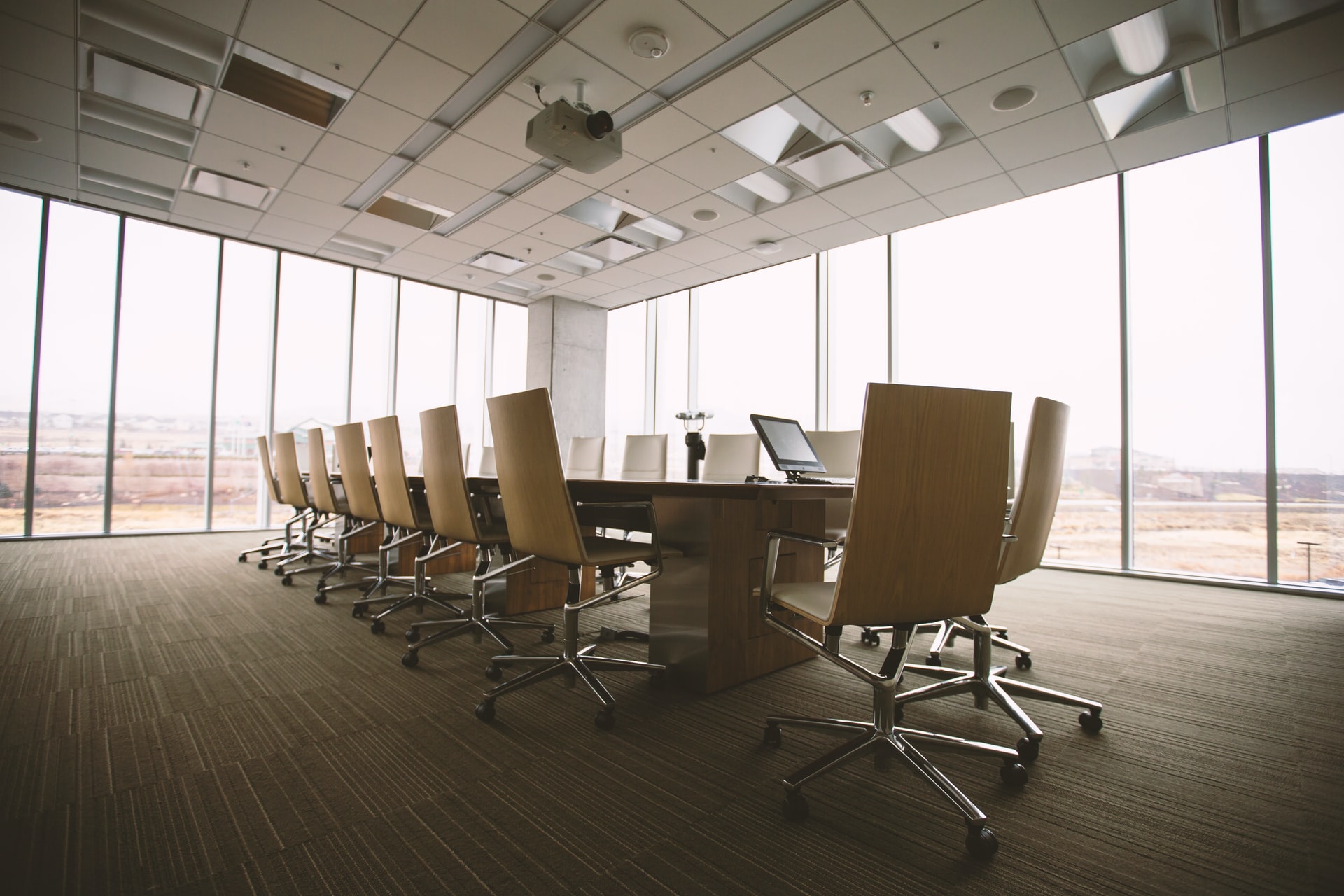 Boardroom representing director liability for unpaid wages