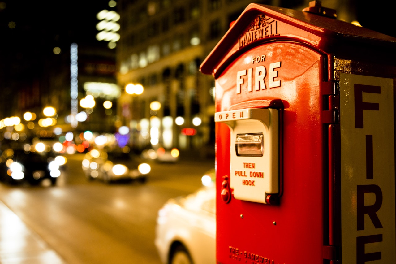 A fire alarm representing a bad faith action against a home insurer