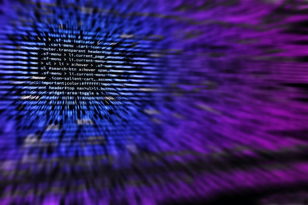 A computer screen representing a third-party data breach