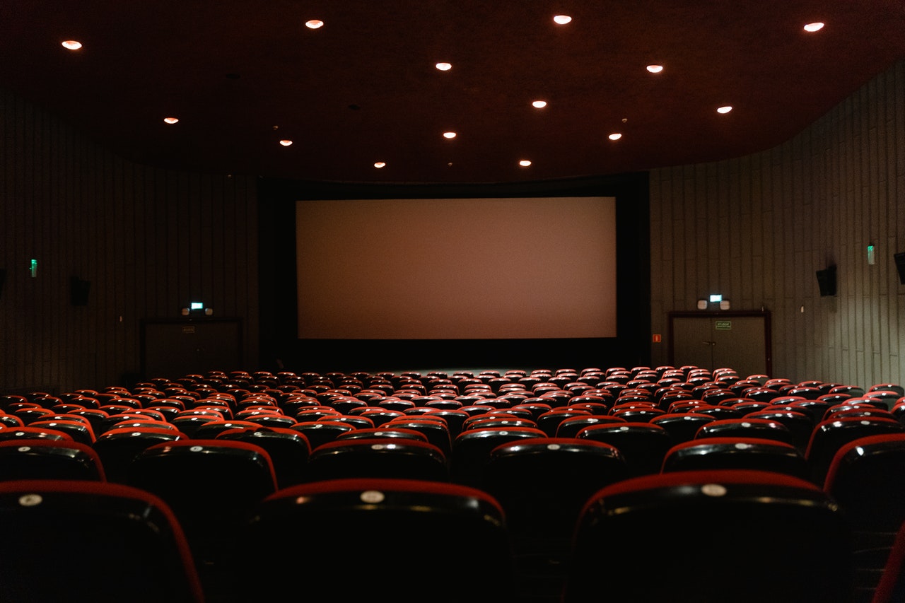 Empty movie theatre