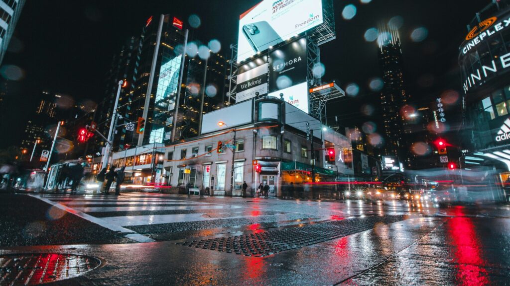 Yonge Dundas Square in Toronto, Ontario